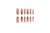 Trendige Herz-Design Press-On Nagel Tipps Brehn