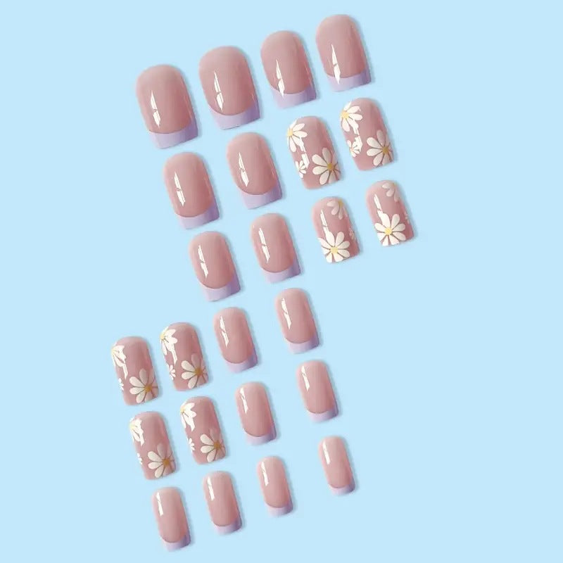 Florales Design Press-On Nagelset Brehn