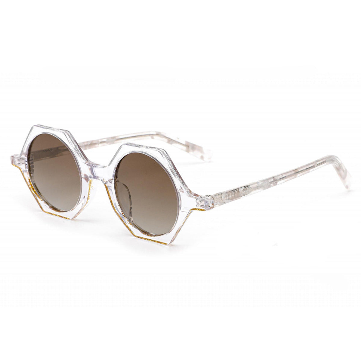 Damen modische Sonnenbrille im einzigartigen sechseckigen Design Brehn