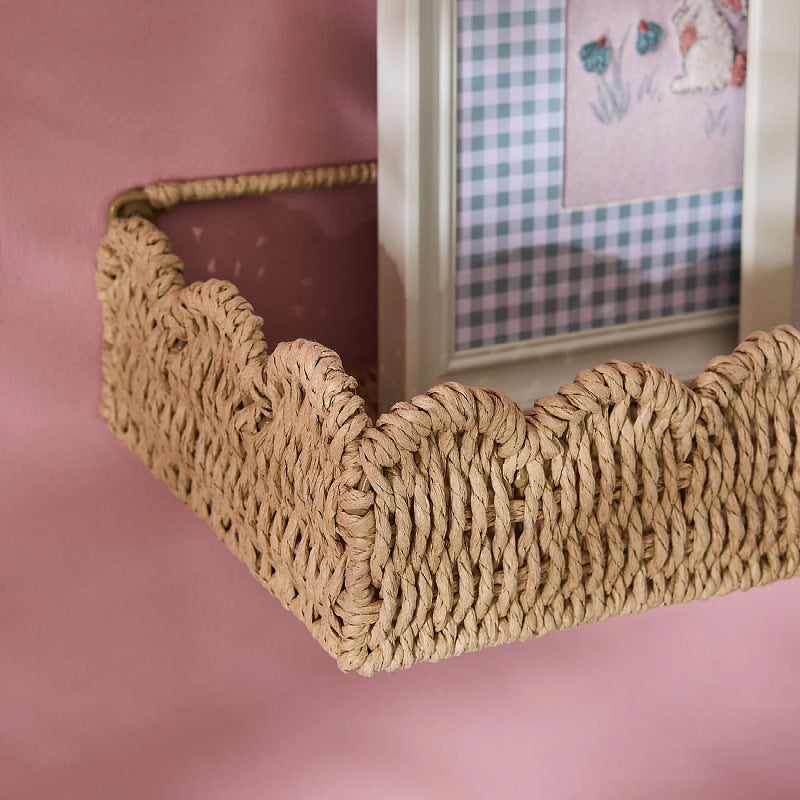 Dekorativer Korb Aus Natürlichem Rattan Brehn