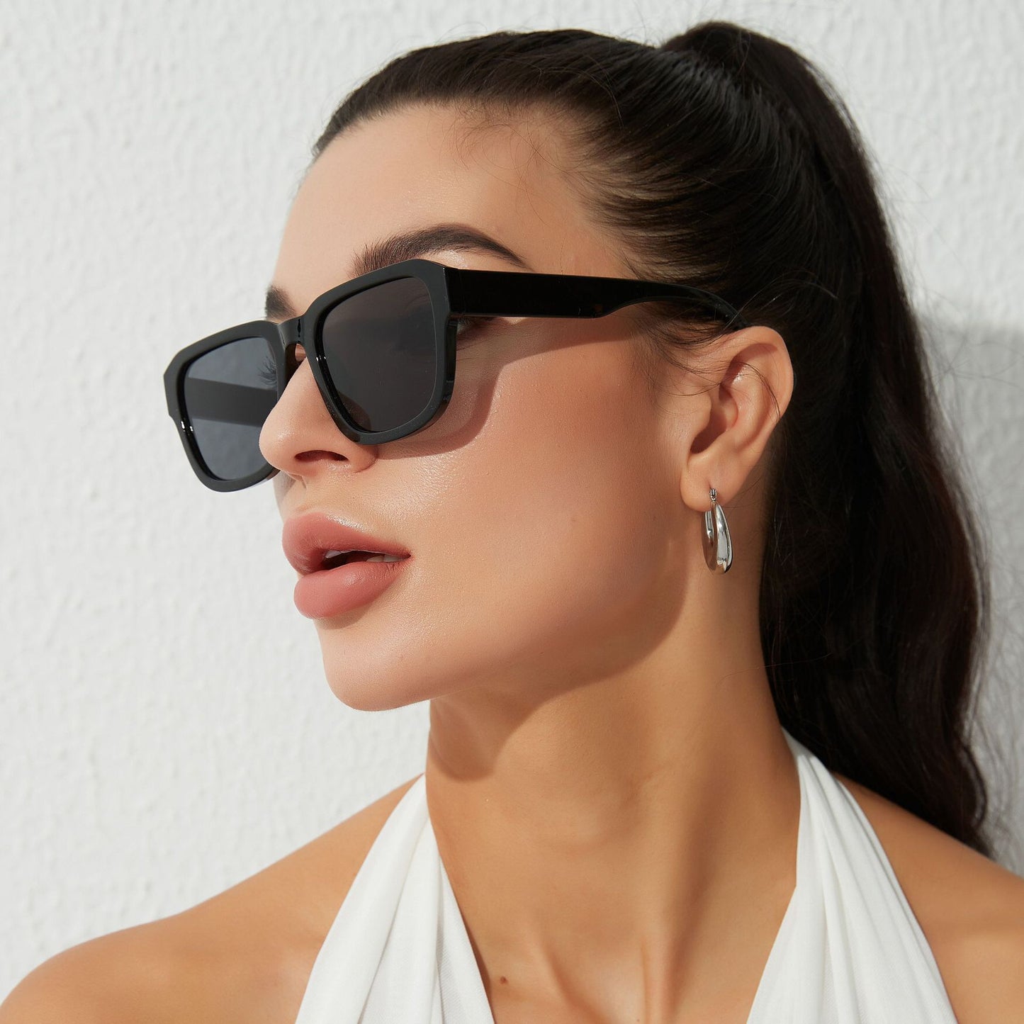Damen moderne Sonnenbrille im chicen Oversized-Stil Brehn