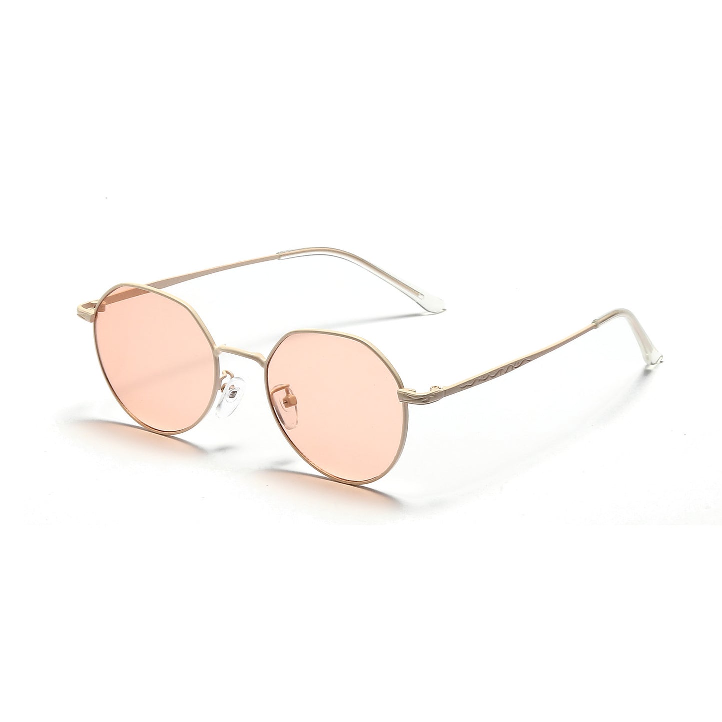 Damen runde Brille mit filigranem Metallgestell Brehn