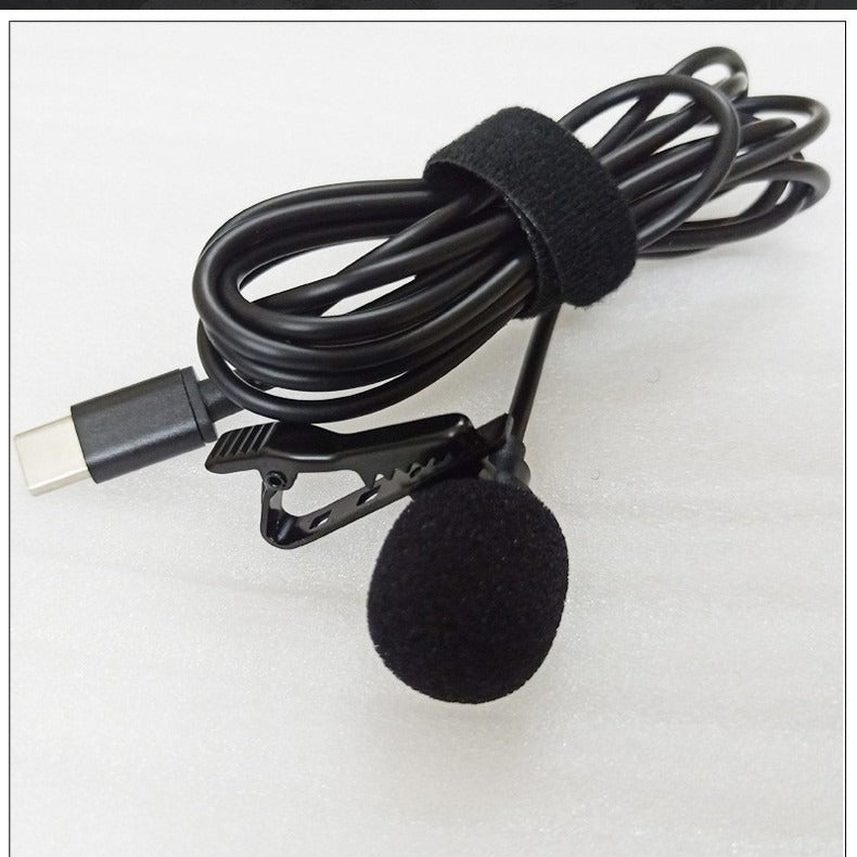 Lavalier-Mikrofon mit Flexibler Klemme Brehn
