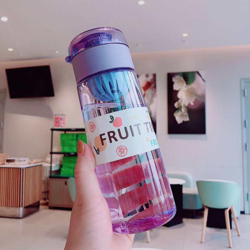 Damen Mehrweg-Infuserflasche mit fruchtigem Design Brehn