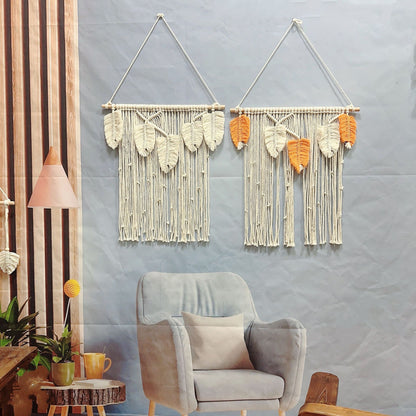 Makramee Blatt Wandbehang Brehn