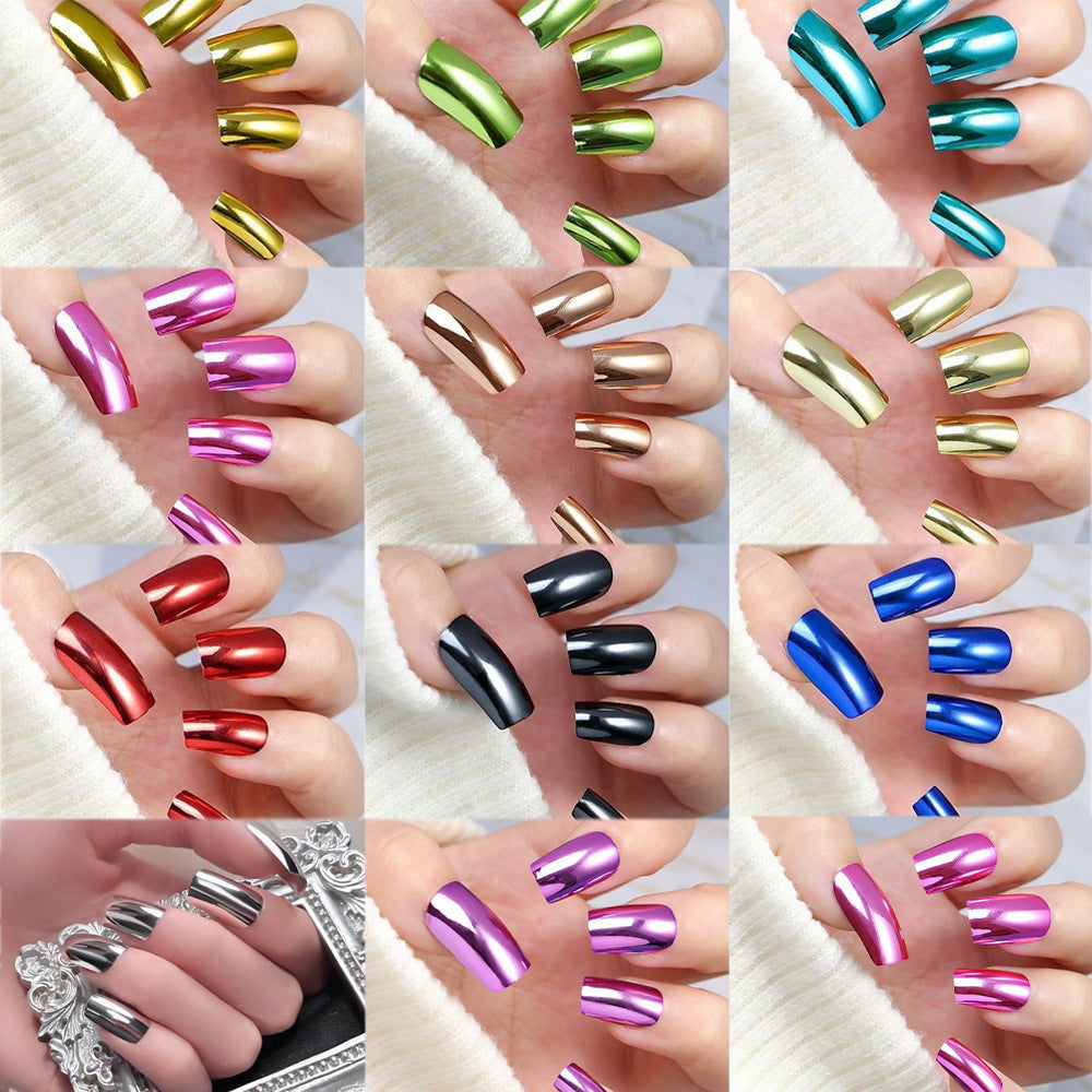 Metallic Polish Press-On Nail Set Brehn