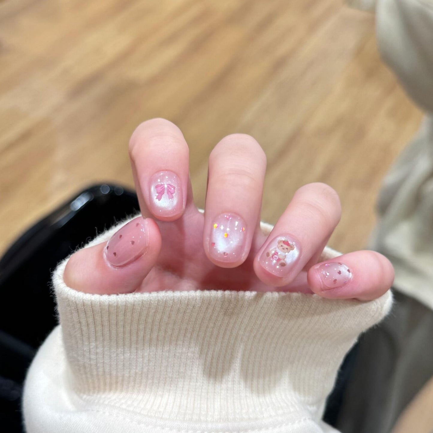 Künstliche Nail Art Spitzen mit Romantischen Motiven Brehn