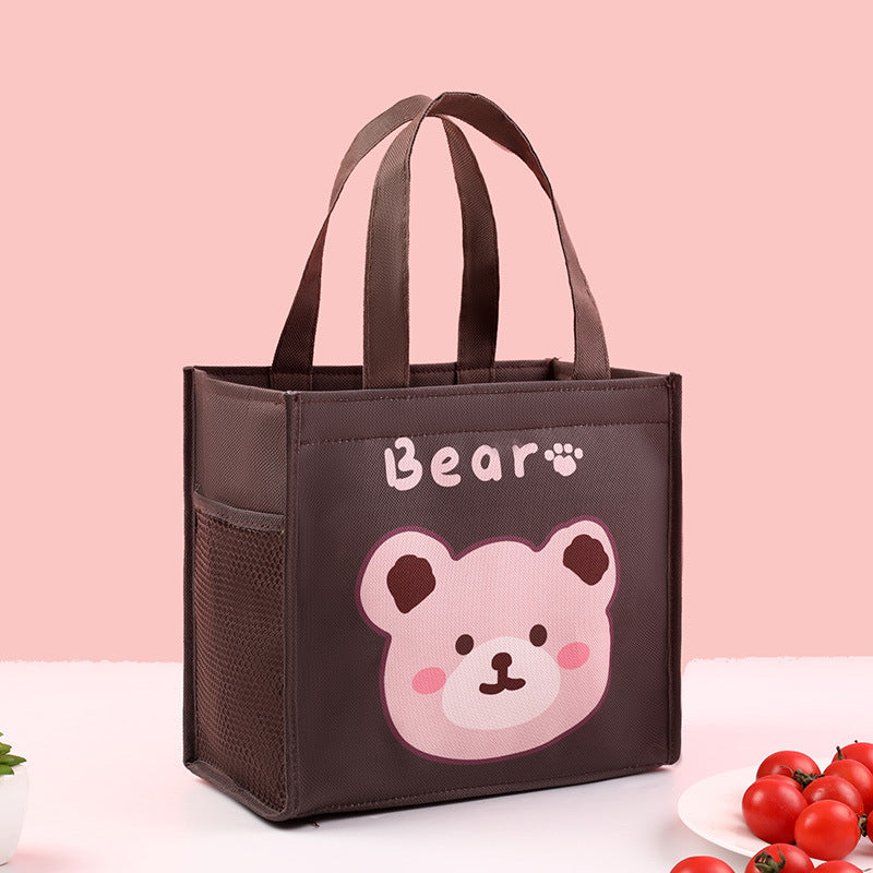 Kinder Isolierte Cartoon Lunch Tasche Brehn