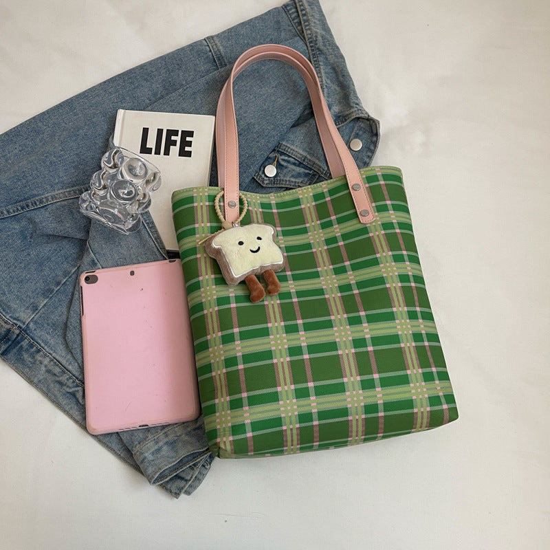 Stylishe Karierte Tasche