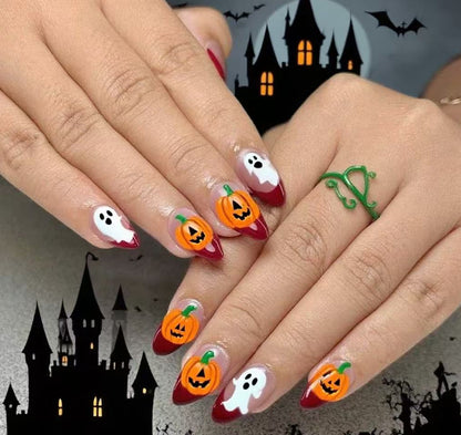 Halloween-Themen Gruselig Nagelkunst Brehn