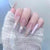 Glamouröse Press-On Nagelkunst Brehn