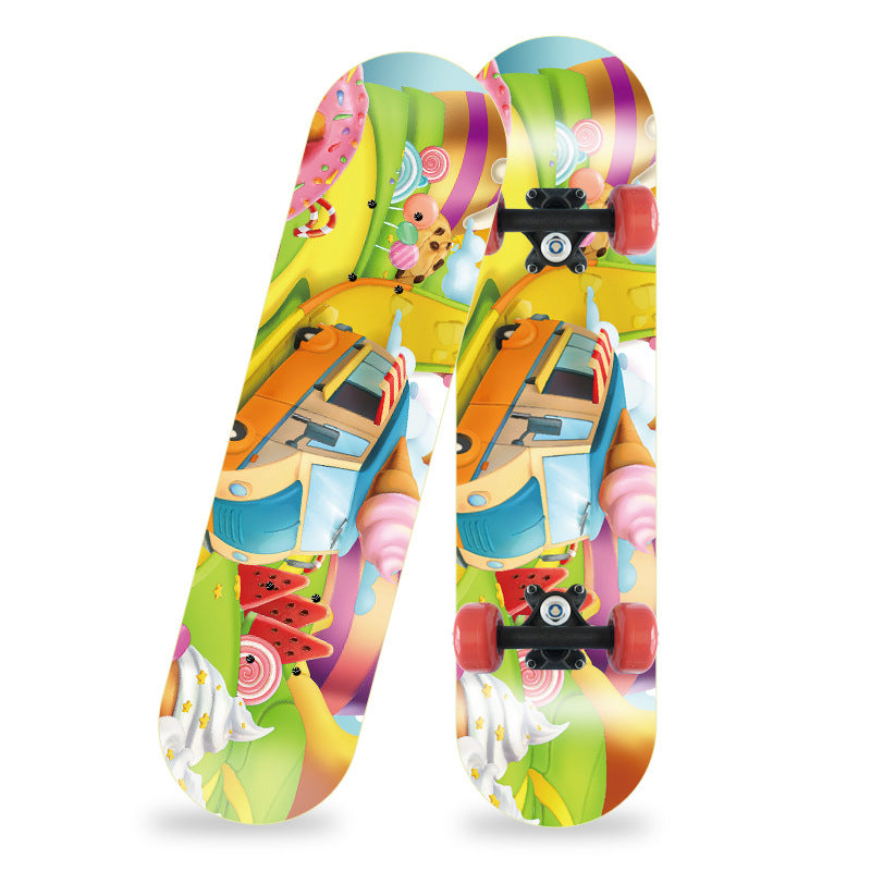 Cartoon-inspirierte Mini-Skateboard Brehn