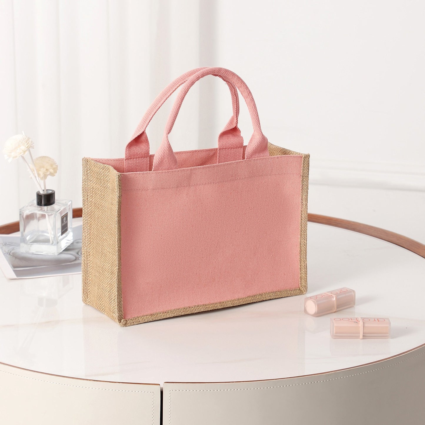 Geräumige Jutetasche mit Verstärkten Griffen Brehn