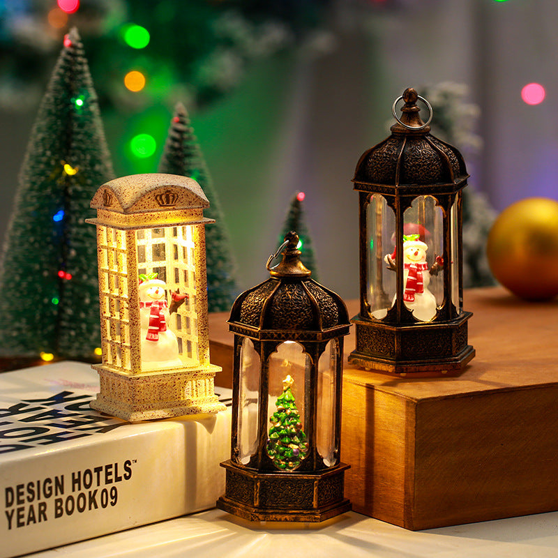 Dekorative Weihnachtslaterne mit LED-Beleuchtung Brehn