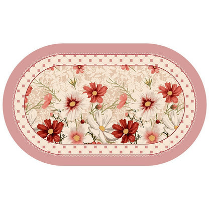 Floral Pattern Dekorativer Bereichsteppich