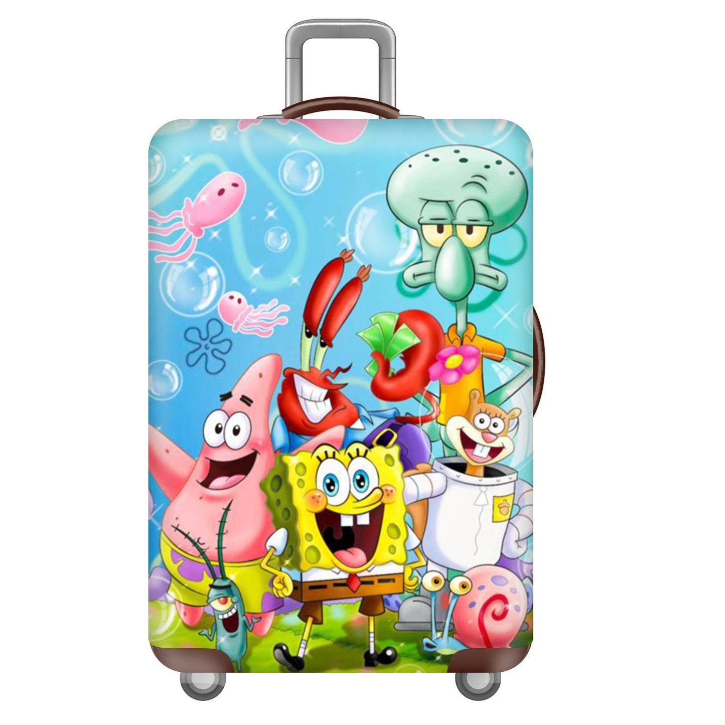 Unisex Hartschalenreisekoffer mit buntem Cartoon-Motiv Brehn