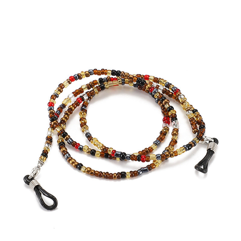 Bunte Perlen Brillen Kette Brehn