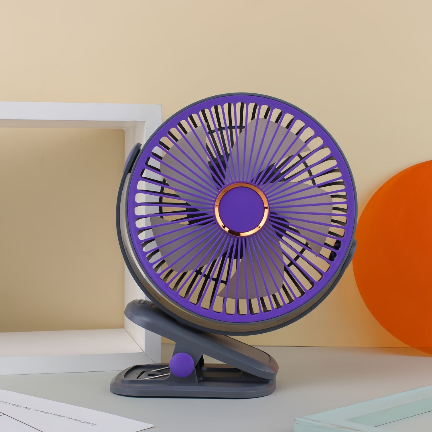 Damen Tragbarer Tischventilator mit flexibler Neigung Brehn