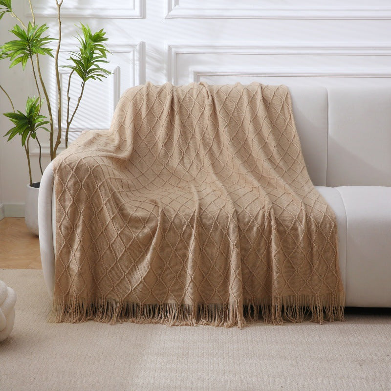 Kuschelige elegante Wurfdecke