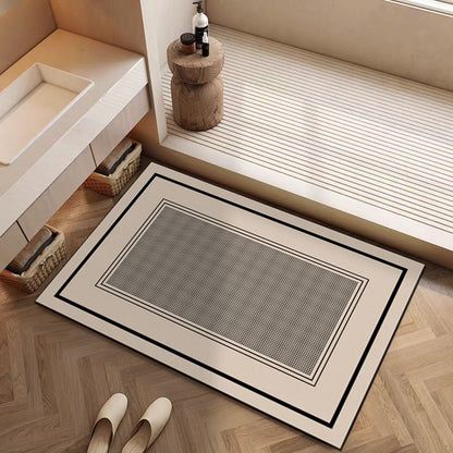 Modern geometrischer Bereichsteppich