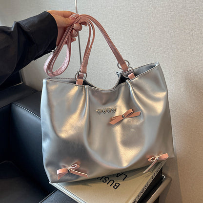 Elegante Faux-Leder Hobo Tasche
