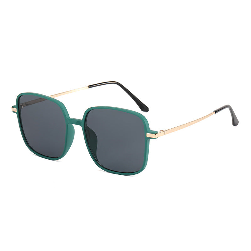 Damen quadratische Designerbrille mit filigranem Metallrahmen Brehn