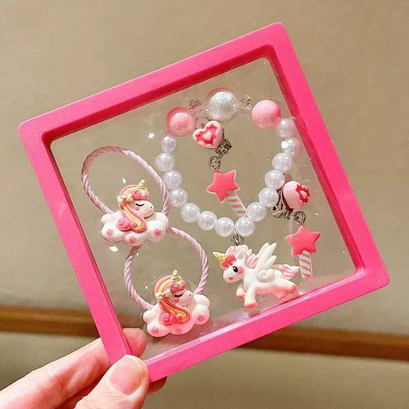 Verspielt Einhorn Charm Armband Set Brehn