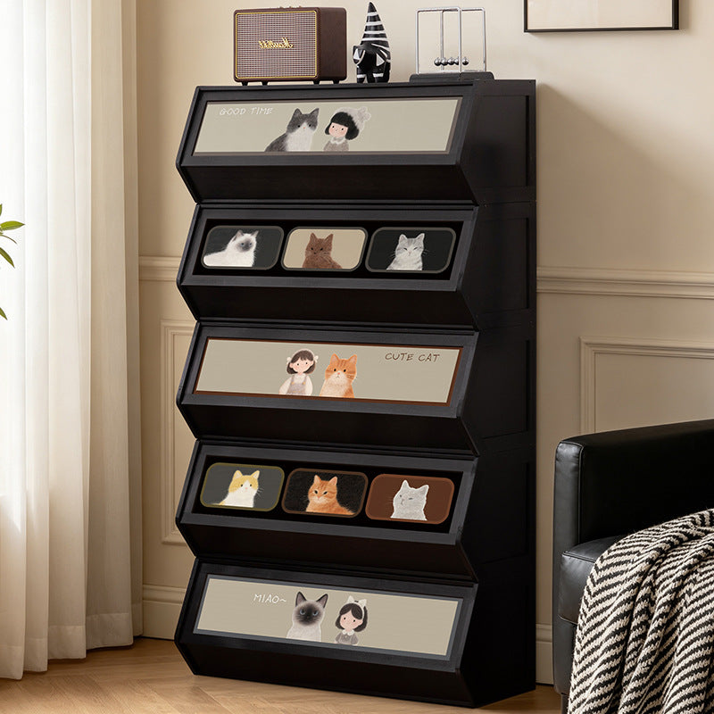Aufbewahrungseinheit Mit Versenkbarer Front Und Freundlichem Design Brehn