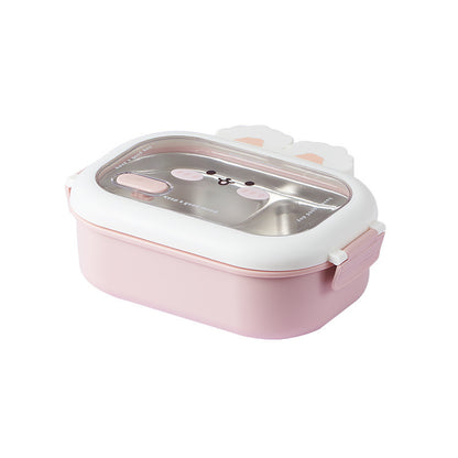 Süßes Tierdesign Mehrfach-Compartment Bento Box