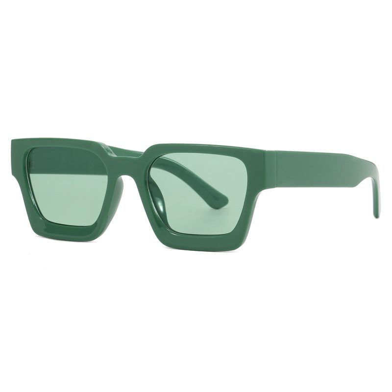 Damen Modische Oversized-Sonnenbrille mit quadratischem Rahmen Brehn