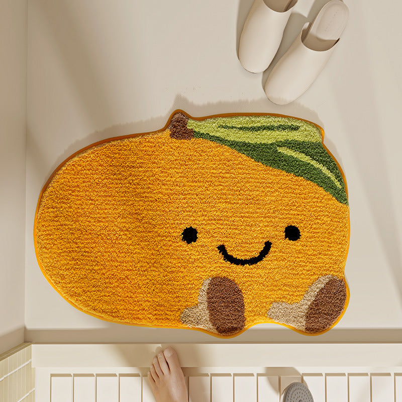 Süße Citrusfrüchte Design Badmatte Brehn