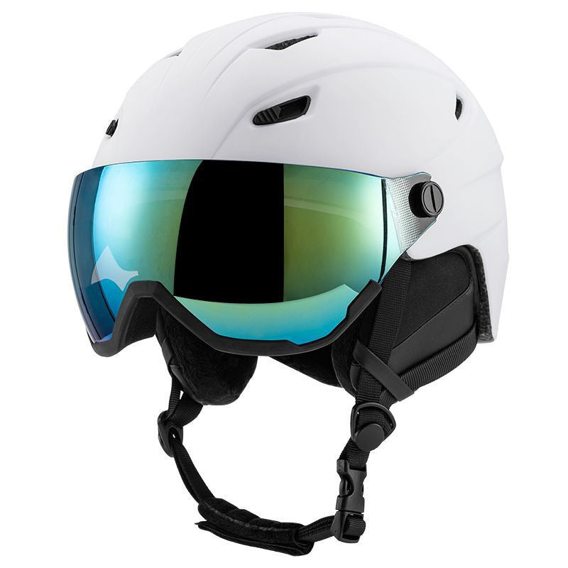 Hochleistungs-Skihelm mit integriertem Visier Brehn