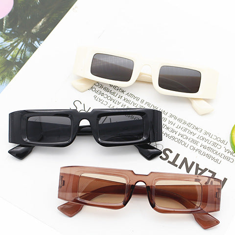 Damen Modische quadratische Sonnenbrille mit animalischem Muster Brehn