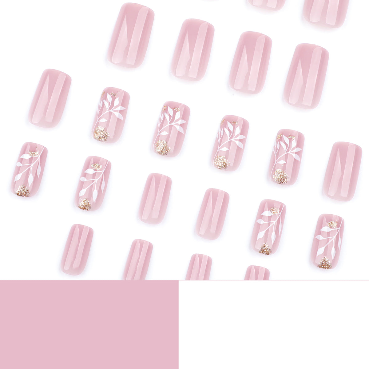 Kunstvolle Nagelkunst mit elegantem Blumendesign Brehn
