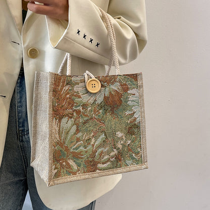 Dekorativer floral Handtasche