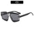 Wagemutige Winkelform Sonnenbrille