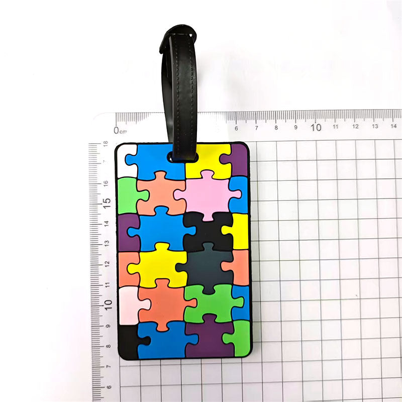 Unisex geometrisch gemusterter Gepäckidentifikator Brehn