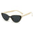 Stylische Retro Katzenaugen-Sonnenbrille