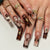 Floral Press-On Nail Set Brehn