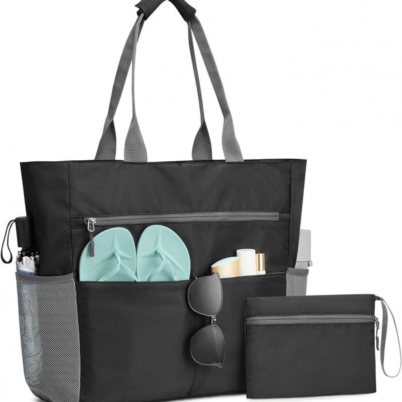Multifunktionale Strandtasche mit Separatem Kosmetiktäschchen Brehn