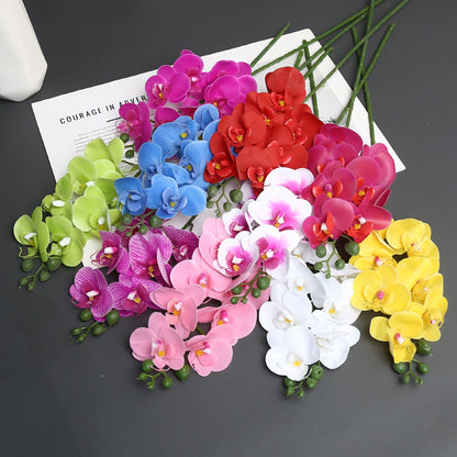 Realistische künstliche Orchideen-Stiel-Anordnung
