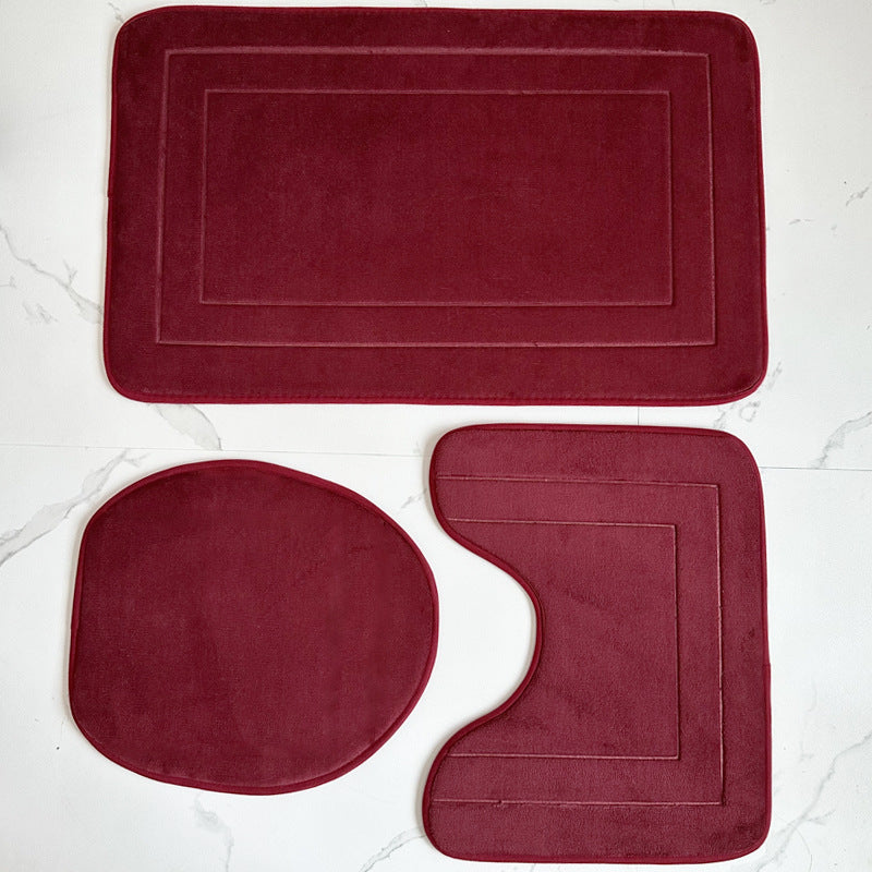 Plüschweiche Badematten-Set Brehn