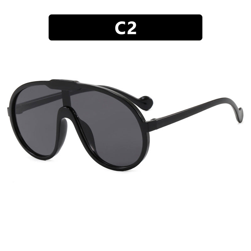 Damen modische Sport-Sonnenbrille im einzigartigen Design mit UV-Schutz und flexiblen Bügeln Brehn