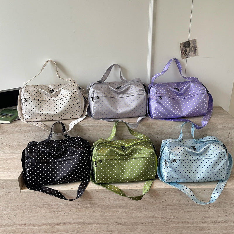 Stylische gepunktete Reisduffelbag Brehn