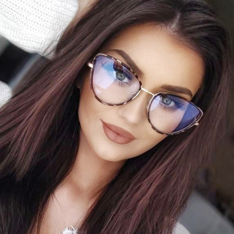 Damen extravagant geformte Brille Brehn