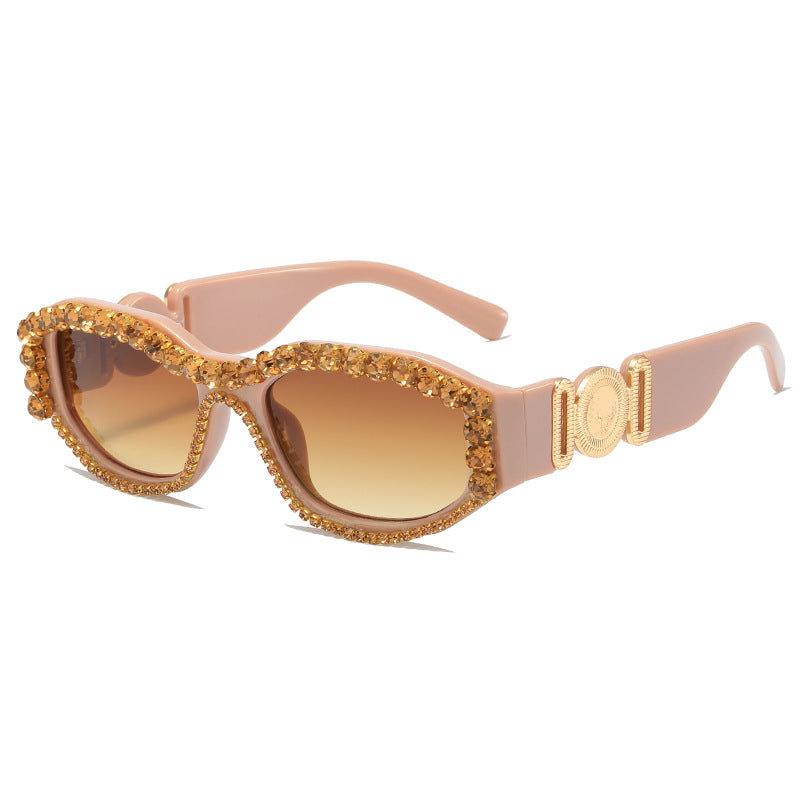 Damen Glamouröse Sonnenbrille mit funkelnden Akzenten Brehn