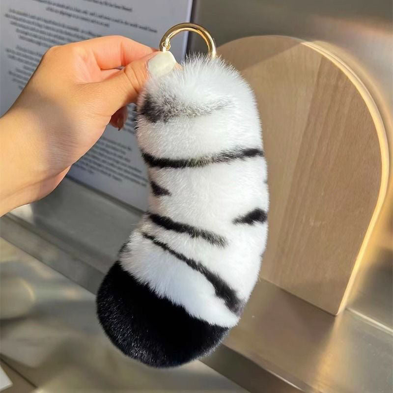 Plüsch-Tier-inspiriertes Schlüsselanhänger-Accessoire Brehn