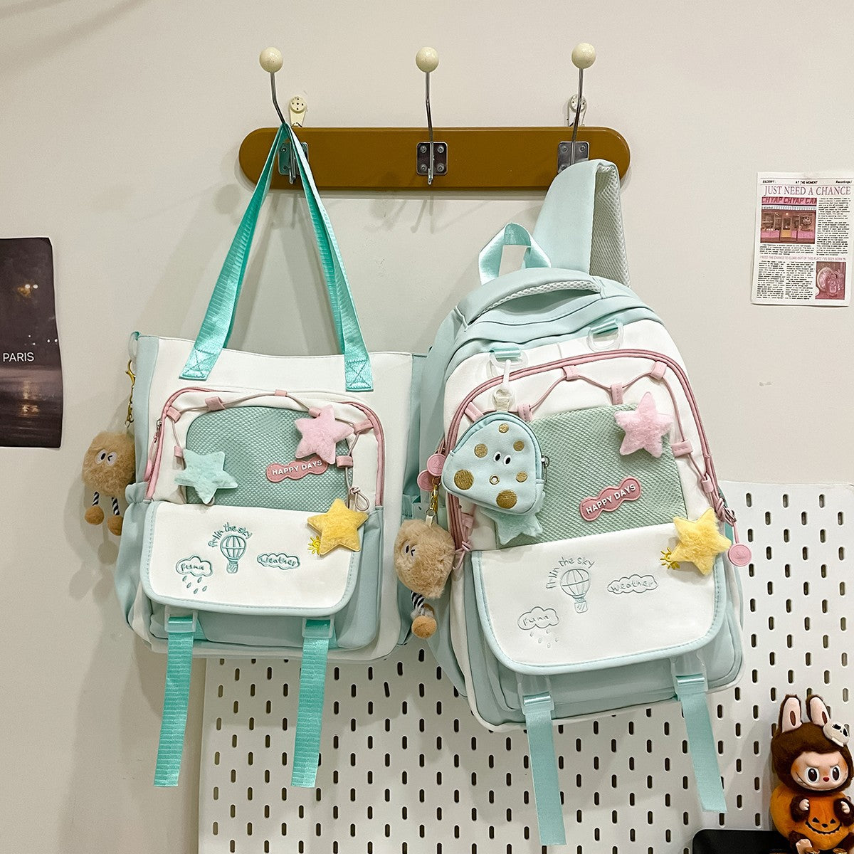 Fun-Themen Multi-Taschen Rucksack