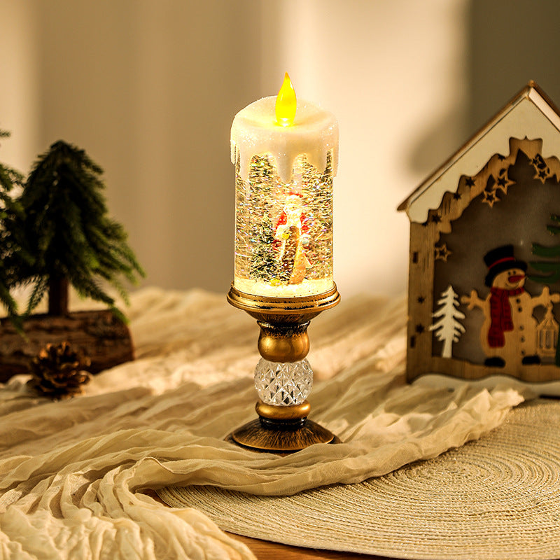Weihnachtsdekoration Laterne mit Schneekugel Brehn