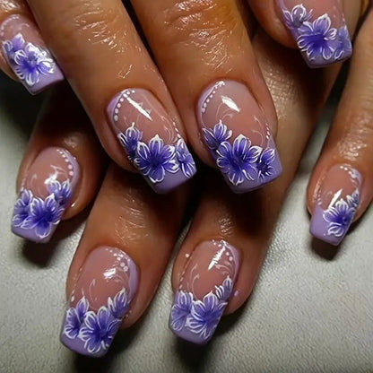 Blumenmuster-Nagelkunst-Set Brehn